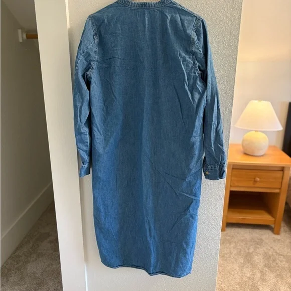 J. Crew Light Blue Denim Shirt Dress 12
(No belt) - Picture 7 of 7